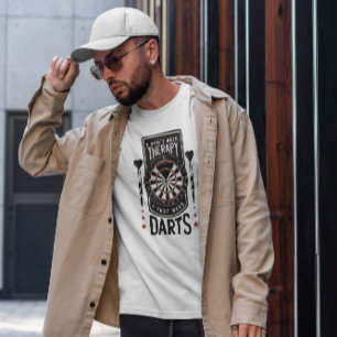 T-shirt Devis Funny Dartboard