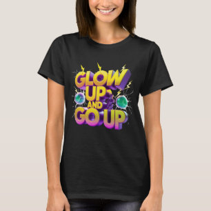 T-shirt Devis motivationnel Étincelle Or tendance