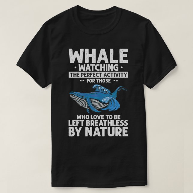 T-shirt Devis pour baleines bleues et baleines de Beulaga  (Design devant)