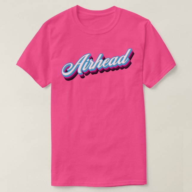T-shirt Devis sarcastique de Airhead 80s (Design devant)