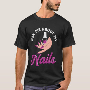 T-shirt Devis Technicien Ongles Tenue de Travail Vernis à 