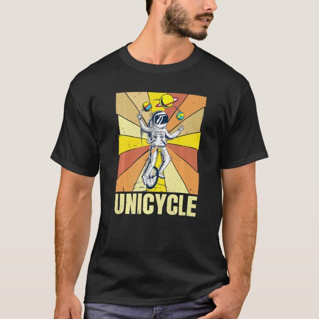 T-shirt Devis Unicycle Pour Un Pilote Unicycle _1 (Devant)