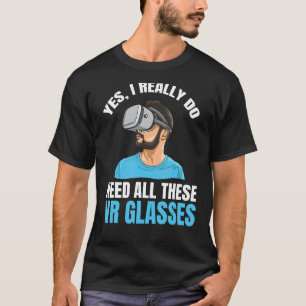 T-shirt Devis Virtual Reality Gamer Pour Un Lecteur Vr 1