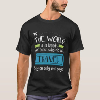 T-shirt Devis Voyage Voyageur Monde Voyageur Vacances avio