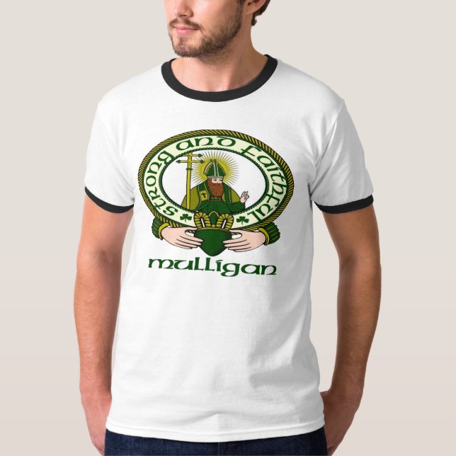 T-shirt Devise de clan de Mulligan (Devant)