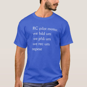 T-shirt Devise de RC : nous établissons la fin de support