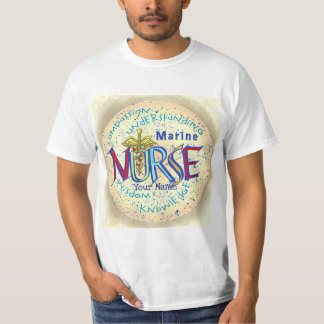 T-shirt Devise d'infirmière de la marine
