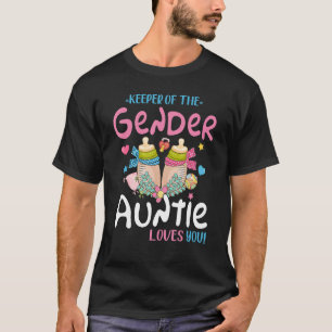T-shirt Dévoilement De Sexe Fête Tante Gardienne Du Sexe