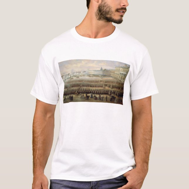 T-shirt Dévoilement du mémorial de Paul I dans Gatchina (Devant)
