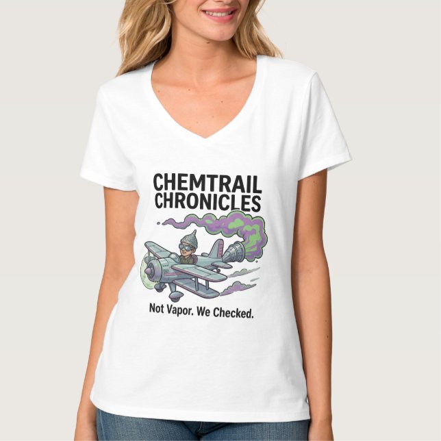 T-shirt Dévoiler la conspiration : Les Chroniques des traî (Devant)