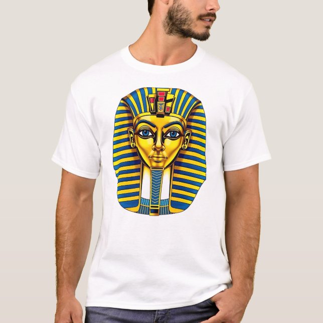 T-shirt Dévoiler la légende : Masque Pharaon Tutankhamon (Devant)