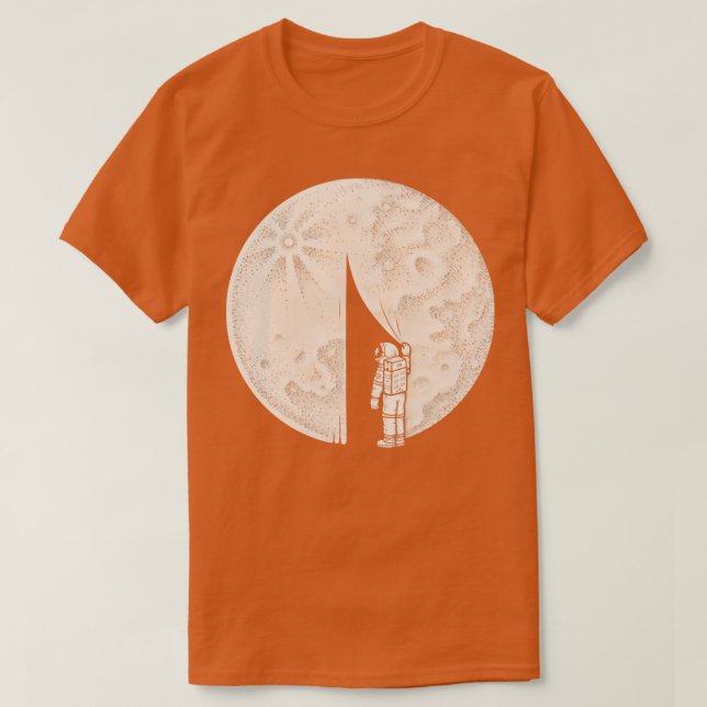 T-shirt Dévoiler le côté sombre de la lune (Design devant)