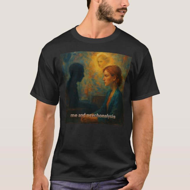 T-shirt Dévoiler l'esprit : Le voyage de la psychanalyse (Devant)