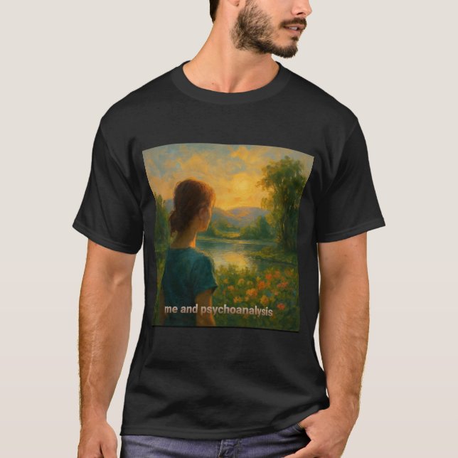 T-shirt Dévoiler l'esprit : Le voyage de la psychanalyse (Devant)