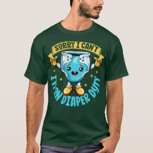 T-shirt Devoirs de couches pour bébés