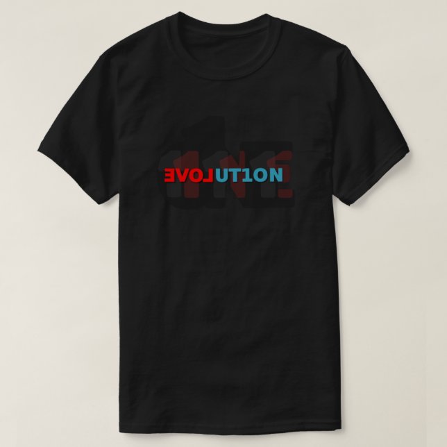 T-shirt d'évolution d'amour de 11h11 (Design devant)