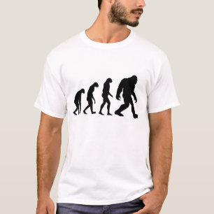 T-shirt d'évolution de Bigfoot