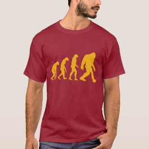 T-shirt d'évolution de Bigfoot