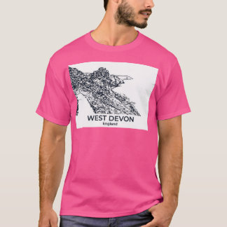 T-shirt Devon Ouest - Angleterre