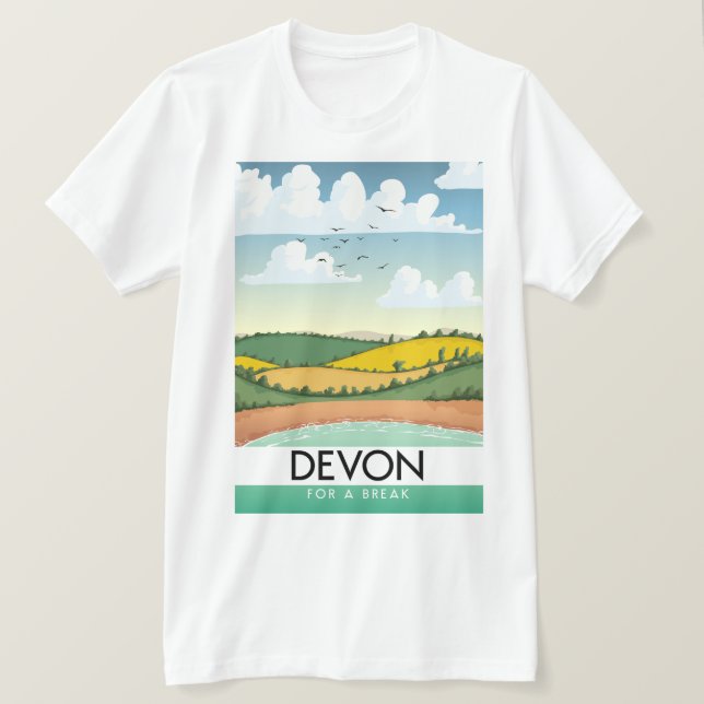 T-shirt Devon pour une pause (Design devant)