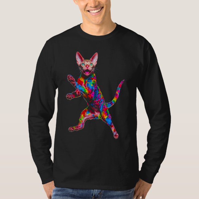 T-shirt Devon Rex Cat (Devant)