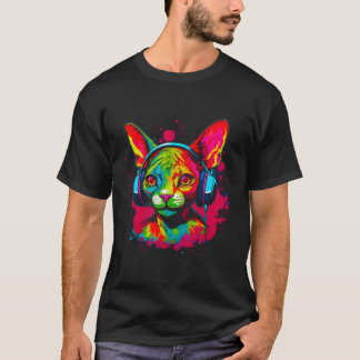 T-shirt Devon Rex Cat Dj