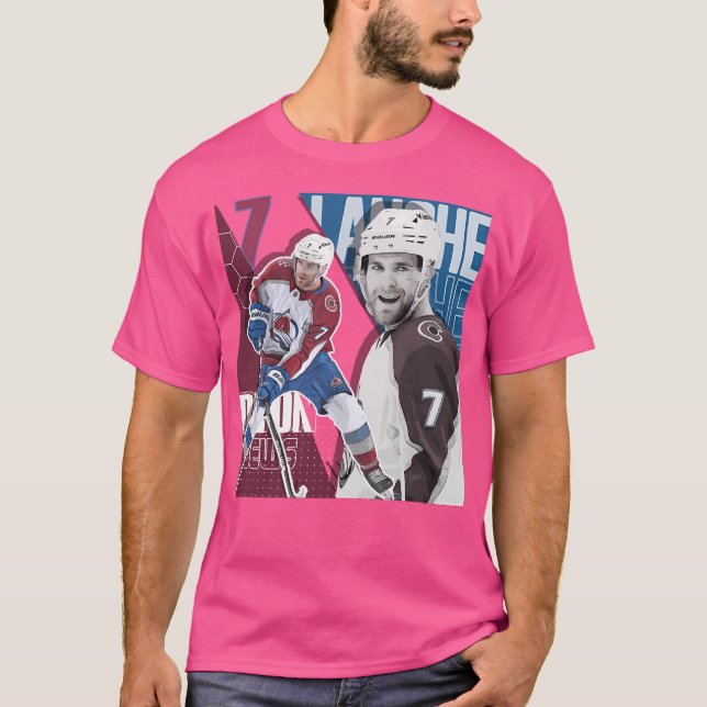 T-shirt Devon Toews Hockey Chemise Tapisserie (Devant)