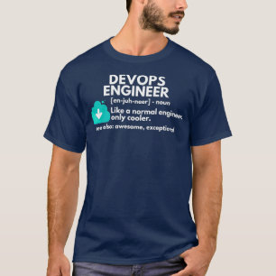 T-shirt DevOps Ingénieur Définition Ingénierie drôle