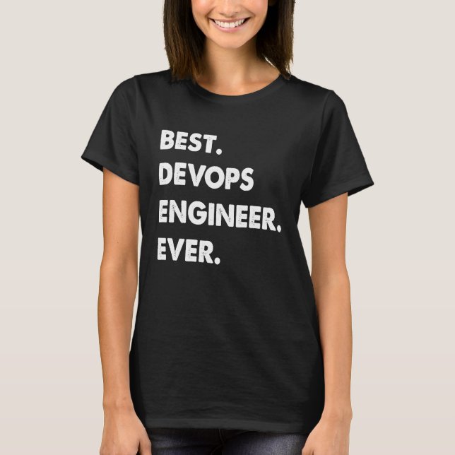 T-shirt Devops Ingénieur Profession Best Devops Ingénieur  (Devant)