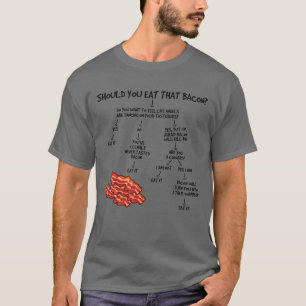 T-shirt Devriez-Vous Manger Ce Bacon Drôle Bacon Lover Cad
