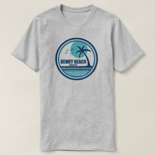 T-shirt Dewey Beach Delaware Palmier Oiseaux