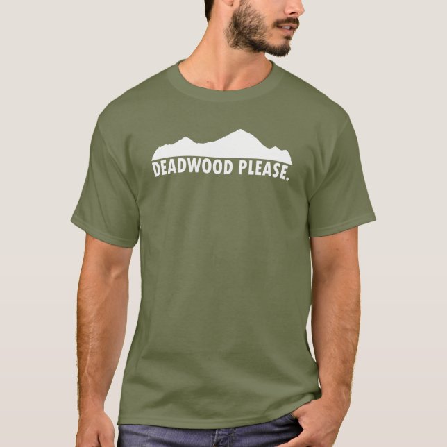 T-shirt Dewood South Dakota S'il vous plaît (Devant)