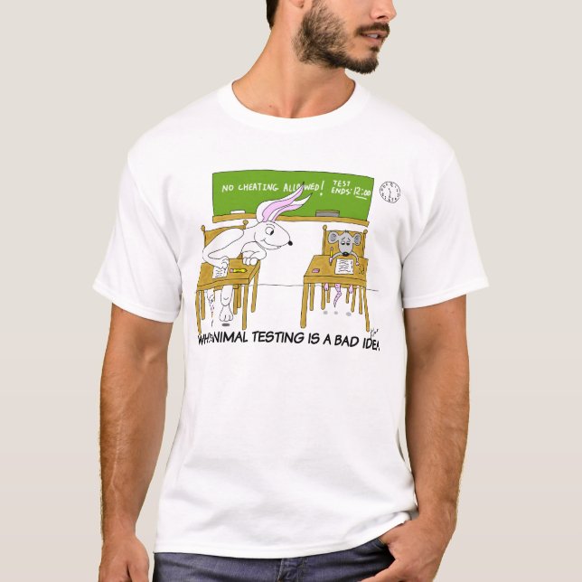 T-shirt d'expérimentation animale (Devant)
