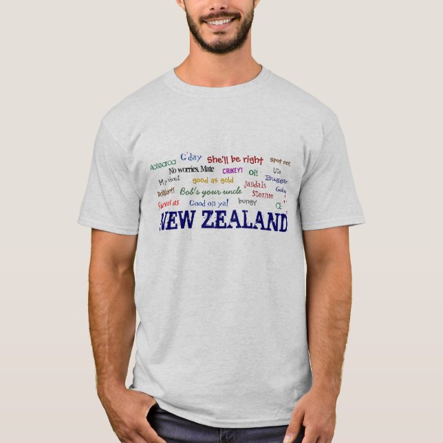 T-shirt d'EXPRESSIONS de la NOUVELLE ZÉLANDE (Devant)