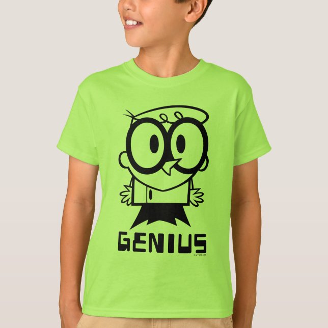 T-shirt Dexter "Genius" - Graphique en bref (Devant)