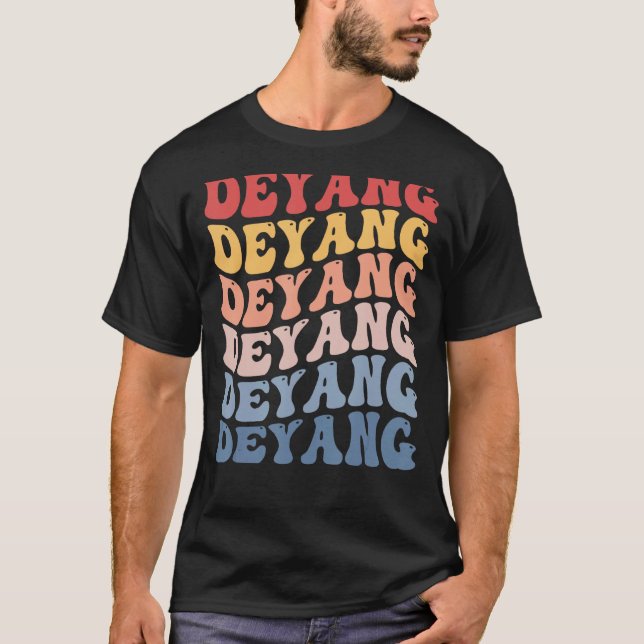 T-shirt Deyang City Groovy Retro (Devant)