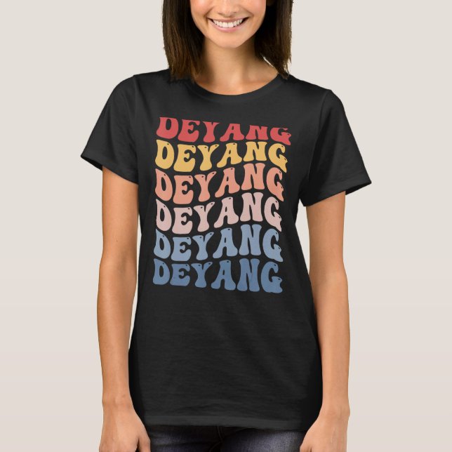 T-shirt Deyang City Groovy Retro (Devant)
