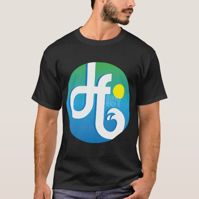 T-shirt DFB : Deerfield Beach, FL (Devant)