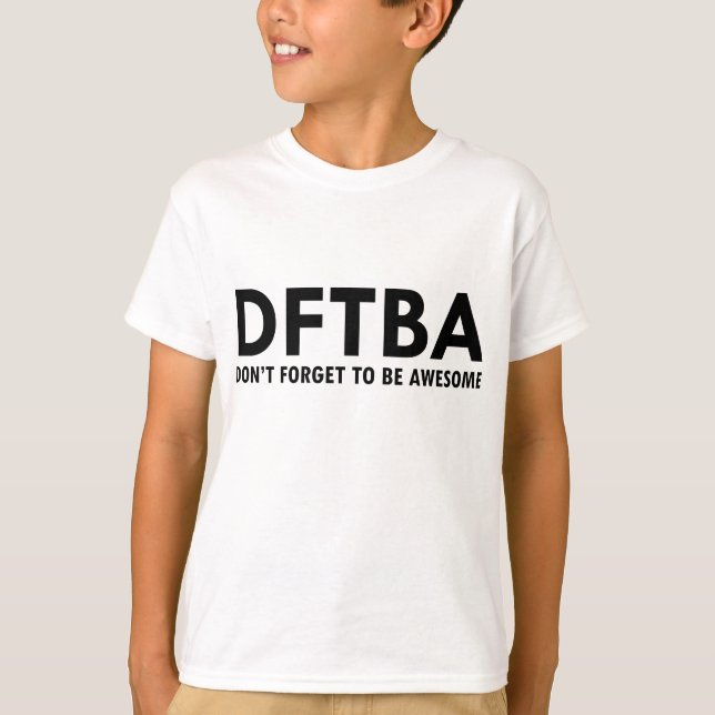 T-SHIRT DFTBA (Devant)