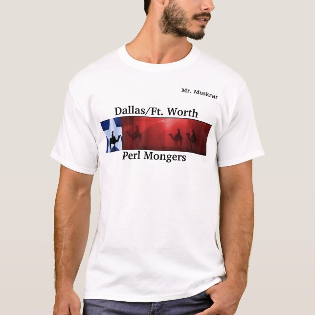 T-shirt dfwpm, VENDEURS de Perl, DALLAS FORT WORTH (3) (Devant)