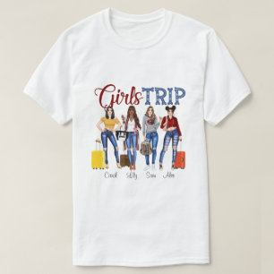 T-shirt DH Chemise De Voyage Personnalisée Filles, Don Po