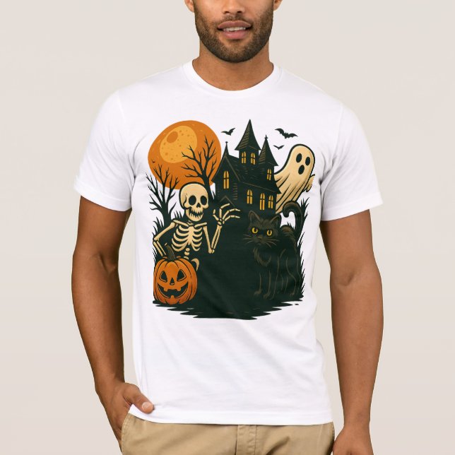 T-shirt d'Halloween (Devant)