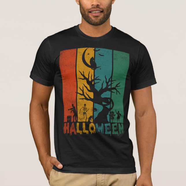 T-shirt d'Halloween (Devant)