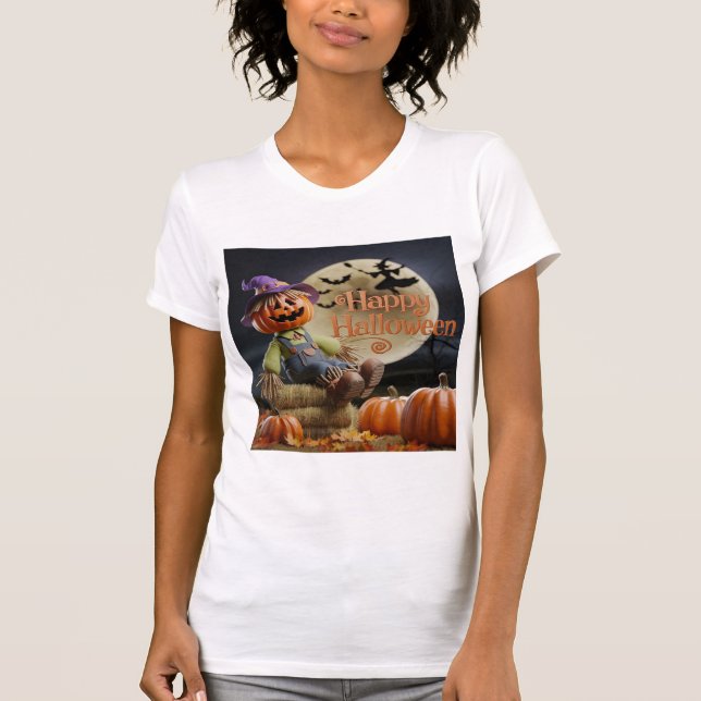 T-shirt d'Halloween à moelle carrée (Devant)