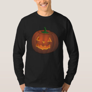 T-shirt d'Halloween Citrouille Tee Jack-o-lanterne