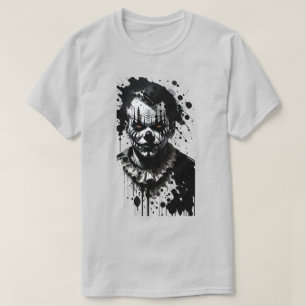 T-shirt d'Halloween clown effrayant
