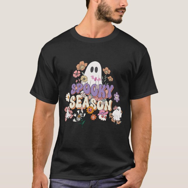 T-shirt d'Halloween Cute Ghost Spooktacular (Devant)