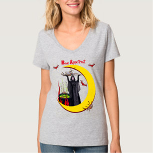 T-shirt d'Halloween gris