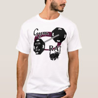 T-shirt d'haltérophilie de rat de gymnase