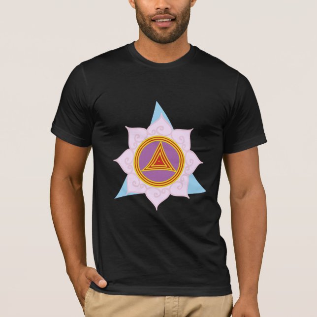 T-shirt Dhanwantari Kali Yantra des hommes (Devant)
